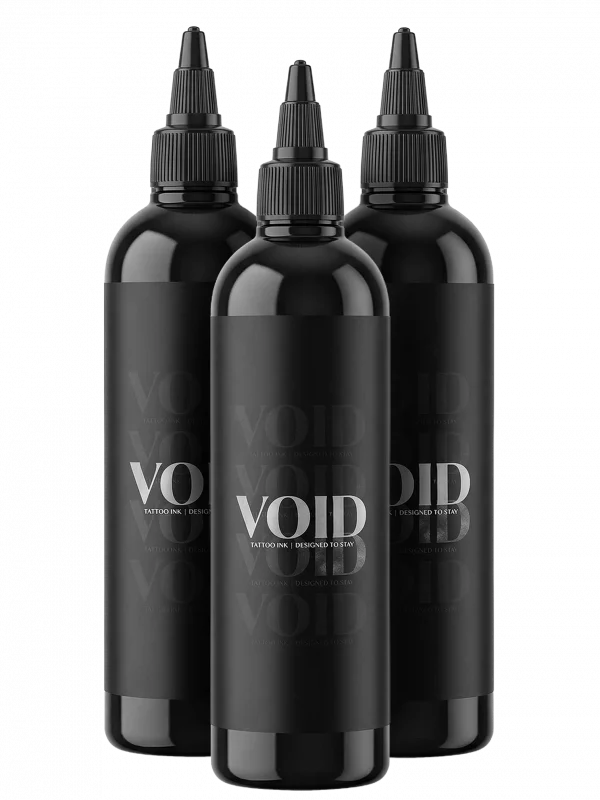 Void 1_7 3x Kopie Void Tattoo Ink - Black (200 ml)