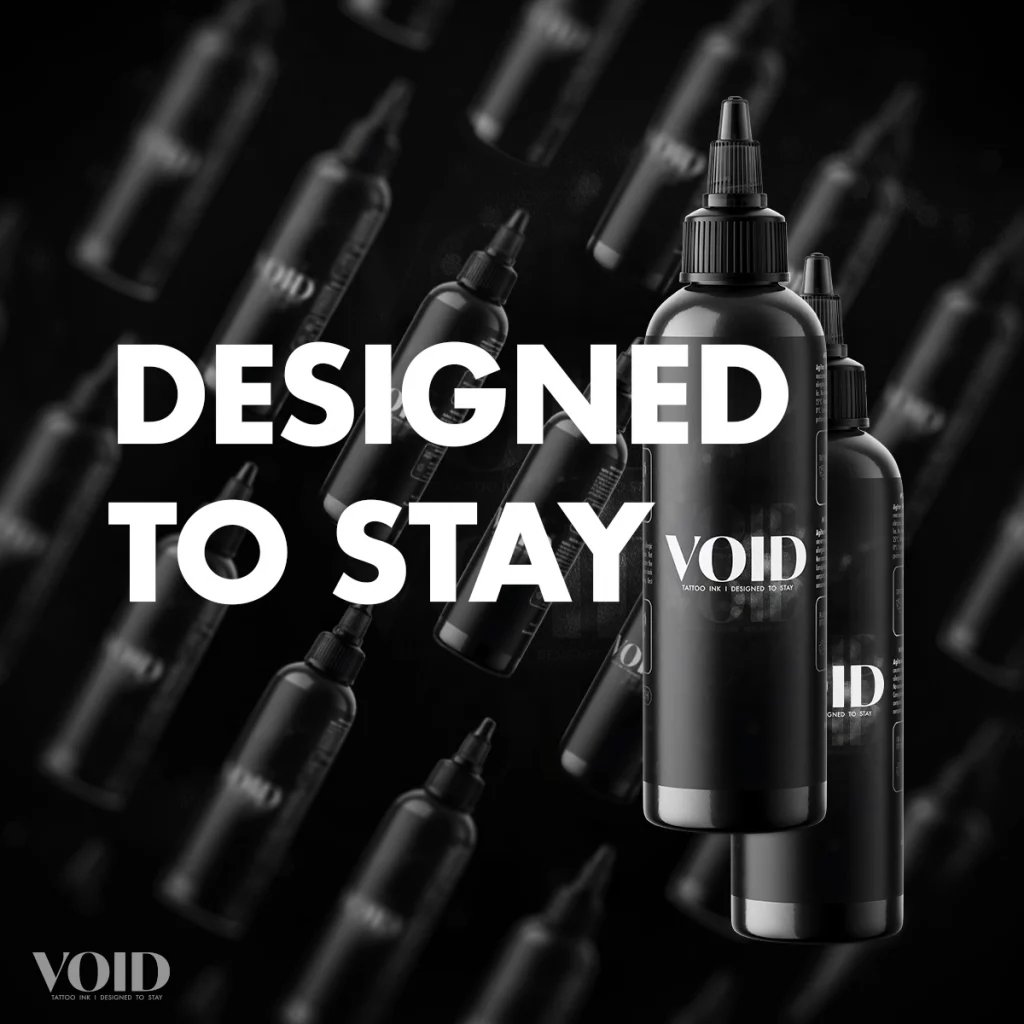 Void tattoo ink Flasche Designed to Stay Poster